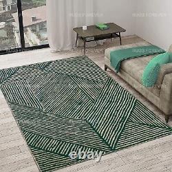 Natural Jute Kilim Handmade Yoga Mat Living Room Area Rug Kitchen Green Carpet