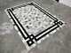 New Cowhide Leather Area Rug Patchwork Carpet Hair-on-hide Rug Real Cow Skin