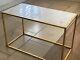 New Modern Deco Rectangular Coffee Table Marble Gold Frame From Graham & Green
