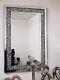 New Wide Strip Crushed Jewel Wall Mirror Loose Diamante Home Decor Mirror Gift