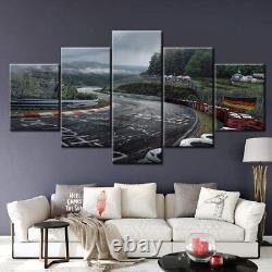 Nurburgring Rally Road Race 5 Pieces Canvas Print Picture HOME DECOR Wall Art