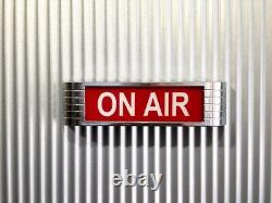 ON AIR light up sign old rustic chrome JUNE SALE Free UK Shipping