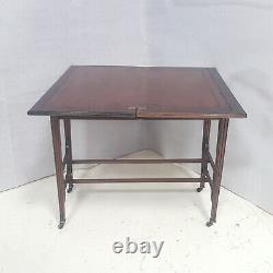 Ornate Vintage Wooden Hall Table F72