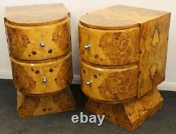 Pair Of Art Deco Style Bedside Cabinets C380