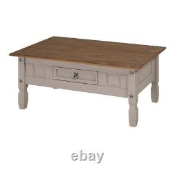 Palmea Solid Wood Coffee Table with Storage