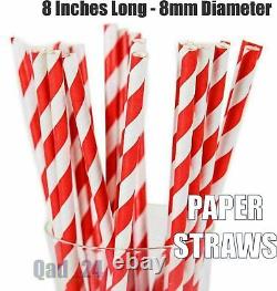 Paper Cardboard Straws Biodegradable Compostable Recyclable For Parties Cafes