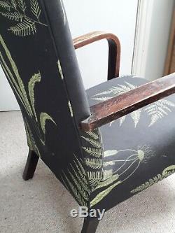 Parker Knoll fireside chair art deco retro vintage bedroom armchair