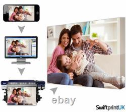 Personalised Canvas Print Your Photo Pictures, Scratch Resistant EcoSolvent Ink