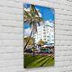 Print On Glass Wall Decor 60x120 Houses In Art Deco Style In South Miami