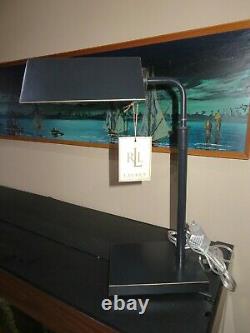 RALPH LAUREN AGATHA O' BANKERS Extendable DESK LAMP Black DX20 AUTHENTIC Home