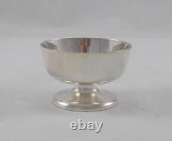 RARE 830 Silver Elegant Art Deco Style Ice Cream / Dessert Bowl