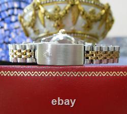 ROLEX Oyster Perpetual Lady-Datejust 26mm Watch in Gold Steel and Diamonds