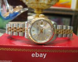 ROLEX Oyster Perpetual Lady-Datejust 26mm Watch in Gold and Steel