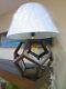 Ralph Lauren Home Collection Rare Table Lamp Wood Honeycomb Dx34 Genuine New