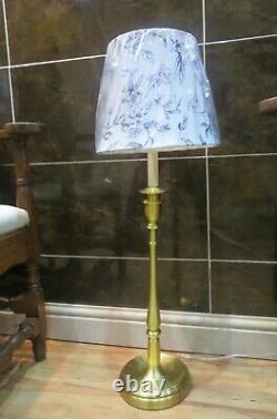 Ralph Lauren Home Collection Tall Gold Table Lamp Candle Designer Genuine Floral
