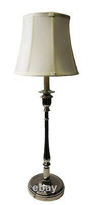 Ralph Lauren Home Collection Tall Silver Table Lamp Candle Designer Genuine