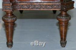 Rare 19th Century French Louis Walnut Sideboard Drawers Marble Top Bronze Mounts