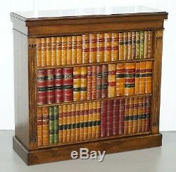 Rare Solid English Oak Radiator Cover Faux Book Bookcase Very Rare Find Must See