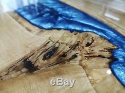 River Table Epoxy Resin COFFEE TABLE NEW
