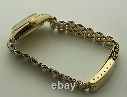 Rolex Lady President Oyster Perpetual Heavy 14k Gold Jubilee Bracelet VTG Estate