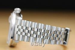 Rolex Mens Datejust 18k White Gold Diamond Sapphire & Steel Blue Dial Watch