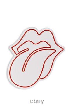 Rolling Stones Neon Wall Decor Tongue Red Led Light Music Art Red Lips Led Neon