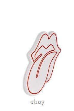 Rolling Stones Neon Wall Decor Tongue Red Led Light Music Art Red Lips Led Neon