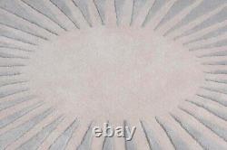 Round Hand-tufted 100% Wool For Living Room Area Rug Carpet For Bed Room Rug