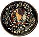 Round Marble Coffee Table Top Pietra Dura Art Sofa Table For Hotel And Bar 21