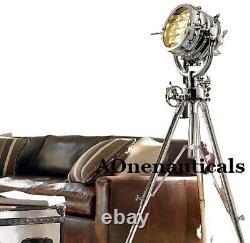 Royal Master Search Spot Light 70 Floor Maritime Hollywood Style Steel Tripod