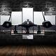 Sr71 Blackbird Aircraft 5 Piece Canvas Print Picture Wall Art Home Decor