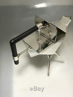 Silver Plate Christopher Dresser Design Teapot of Art Deco Style