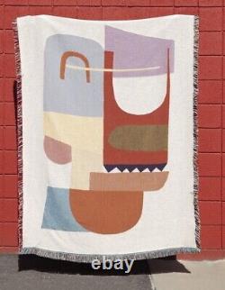 Slowdown Studio Face Oroza Woven Blanket Artist Designer