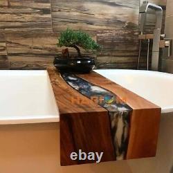 Solid Epoxy Resin Waterfall Designer Bathroom Decor Loved Ones Gifts Table Top