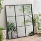 Square Outdoor Garden Mirror Wall Mounted Leaning Standing Art Deco Wall Mirrors