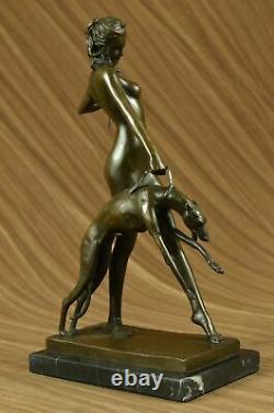 Statue Sculpture Diane Huntress Art Deco Style Art Nouveau Style Bronze Lost Wax
