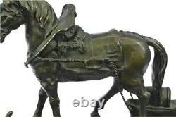 Statue Sculpture Horse Wildlife Art Deco Style Art Nouveau Style Bronze Decor