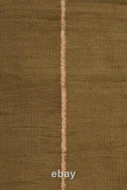 Striped Wool Area Boho Rug Olive Green Modern Area Carpet Living Room 8x10 rugs