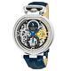 Stuhrling 889 01 Modena Legacy Automatic Dual Time Skeleton Am/pm Mens Watch