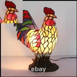 Style Tiffany Art Furnishing Stained Glass Decor Table Light Bedside Office Kids