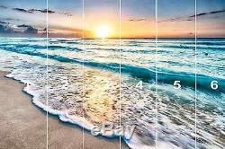 Sunrise over beach 3D Mural Photo Wallpaper Decor Large Paper Wall