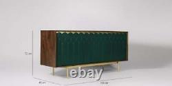Swoon Connie Stylish Green Art Deco Style Scalloped Sideboard RRP £749