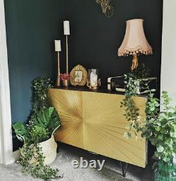 Swoon Ziggy Sideboard, Brass RRP £699.00 Free Delivery Gold