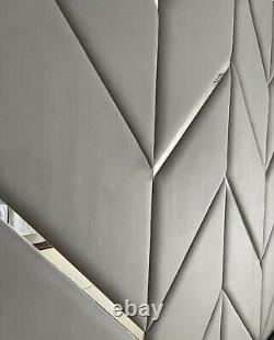 Tall Ceiling Headboard Wall Mount Chevron Panel Design 4ft6 5ft 6ft 80 Inch High