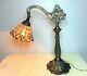 Tiffany Style Daffodil Stained Glass Bridge Arm Table/desk Lamp