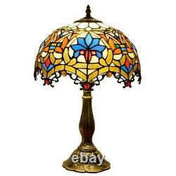 Tiffany Style European Creative Antique Stained Glass Lamp Shade Living Room
