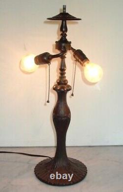Tiffany Style Table Lamp Base Only. Beautiful Art Deco Pattern Design