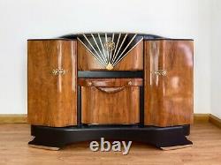 Upcycled Furniture Art Deco Style Cocktail Drinks Cabinet