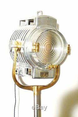 VINTAGE 1930s HOLLYWOOD FILM STUDIO SPOT LIGHT MOLE RICHARDSON 210 ART DECO LAMP