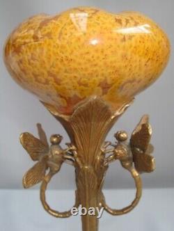Vase Figurine Libellule Animalier Style Art Deco Style Art Nouveau Porcelaine